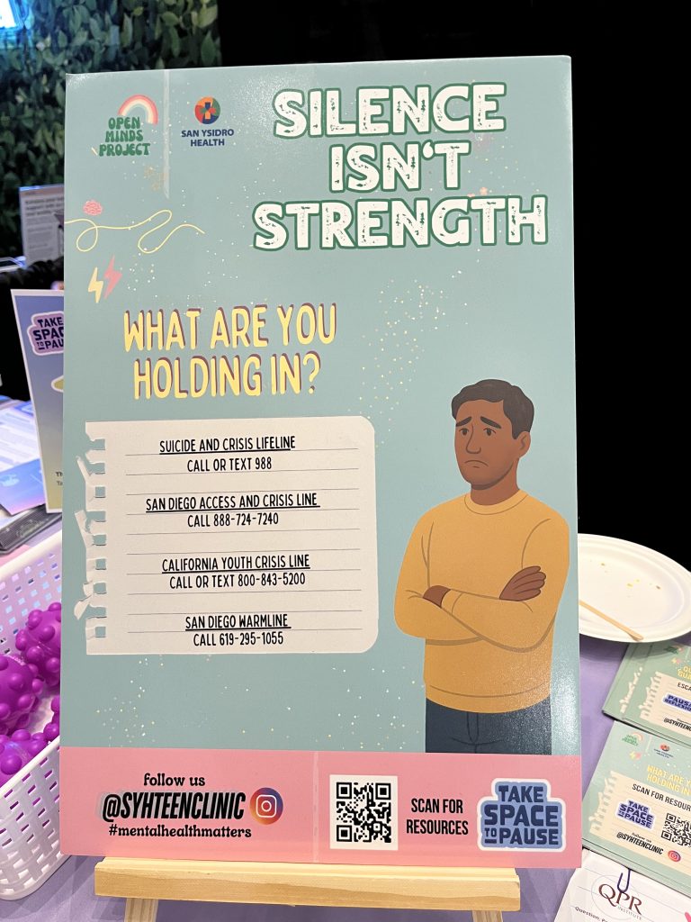 One of the flyers created by Mauricio and his team that promote the Take Space to Pause campaign.